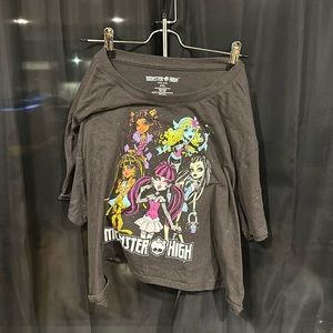 Monster High Drop Sleeve Tee